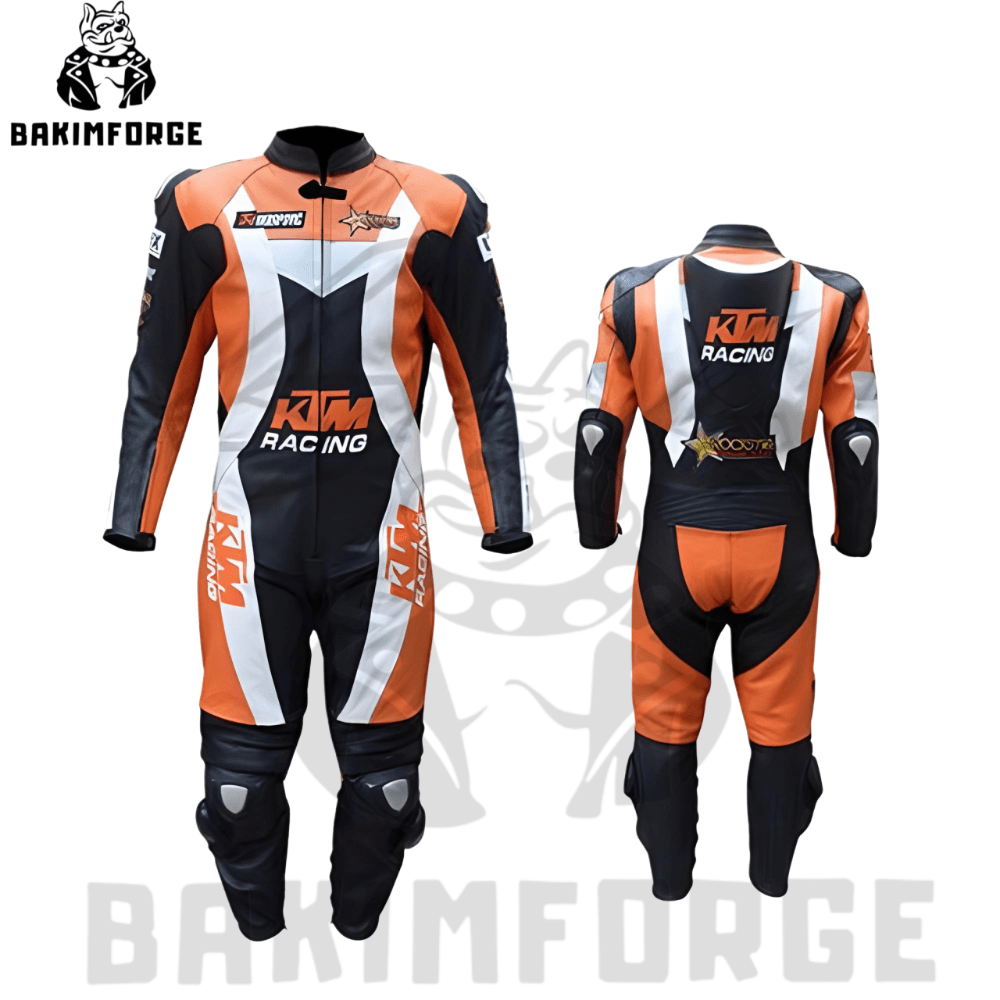 KTM Racing Replica Leather Suit – Orange Force Edition