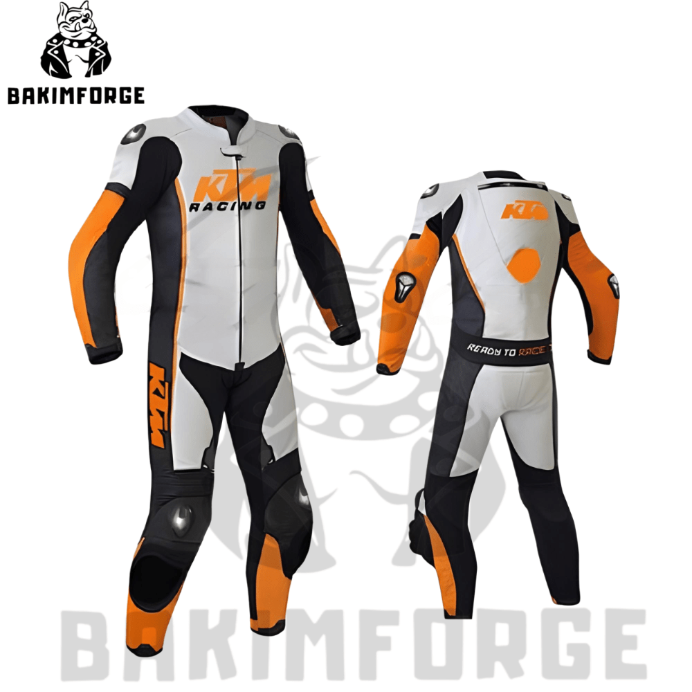 KTM Racing Replica Leather Suit – Orange Force Edition