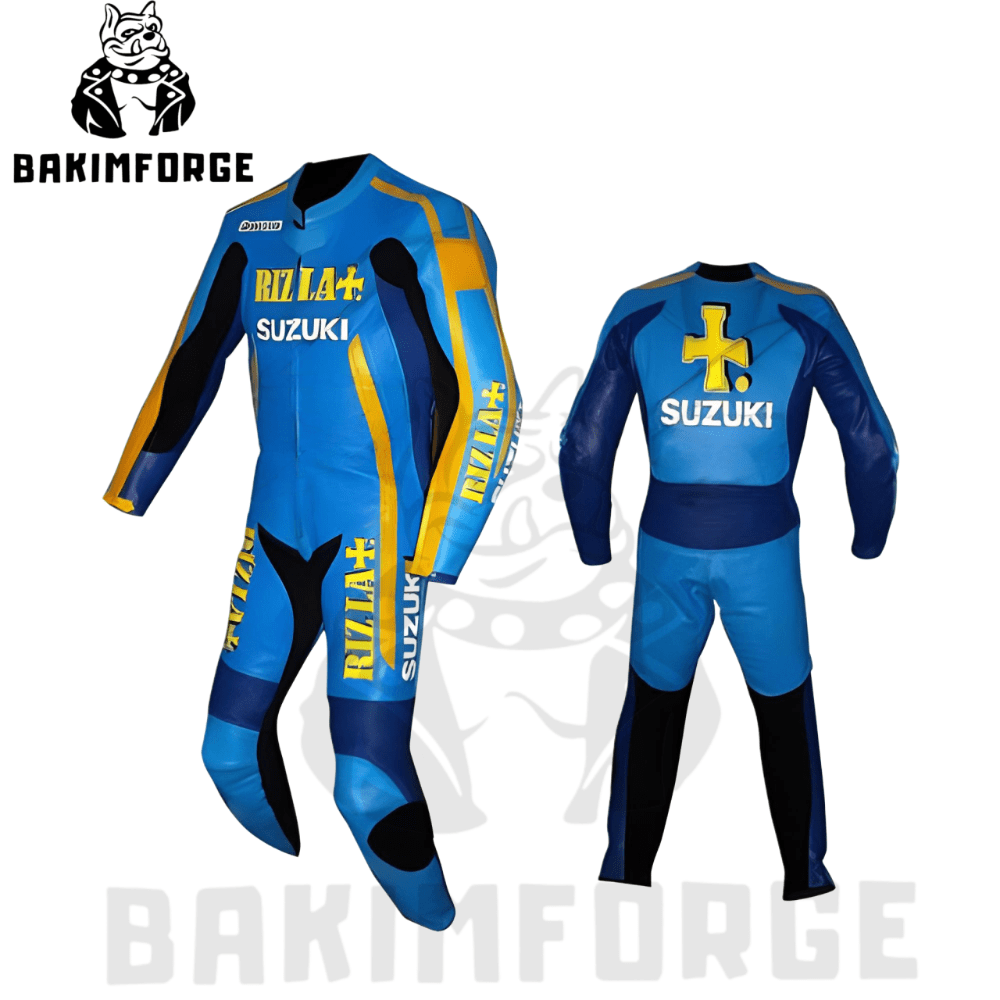 Suzuki GSX-R Replica Racing Suit – Blue Thunder Edition