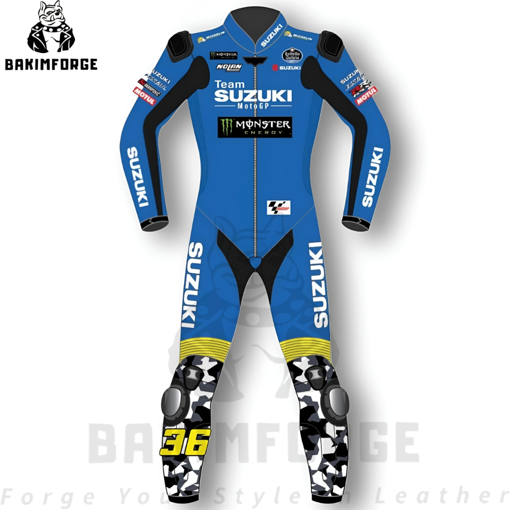 Suzuki GSX-RR MotoGP Replica Leather Suit – Factory Blue Edition