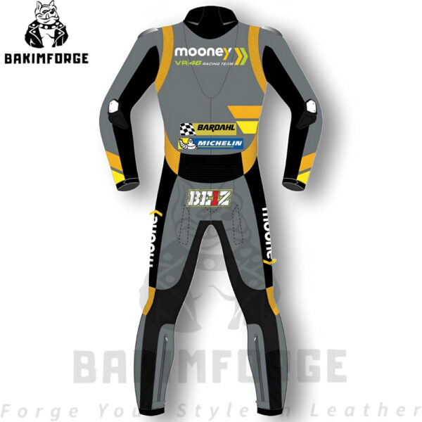 Mooney VR46 MotoGP Replica Leather Suit – Limited Team Edition - Image 2