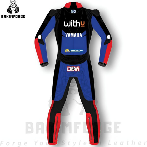 Yamaha Factory Racing MotoGP Replica Leather Suit – Monster Energy Edition - Image 2
