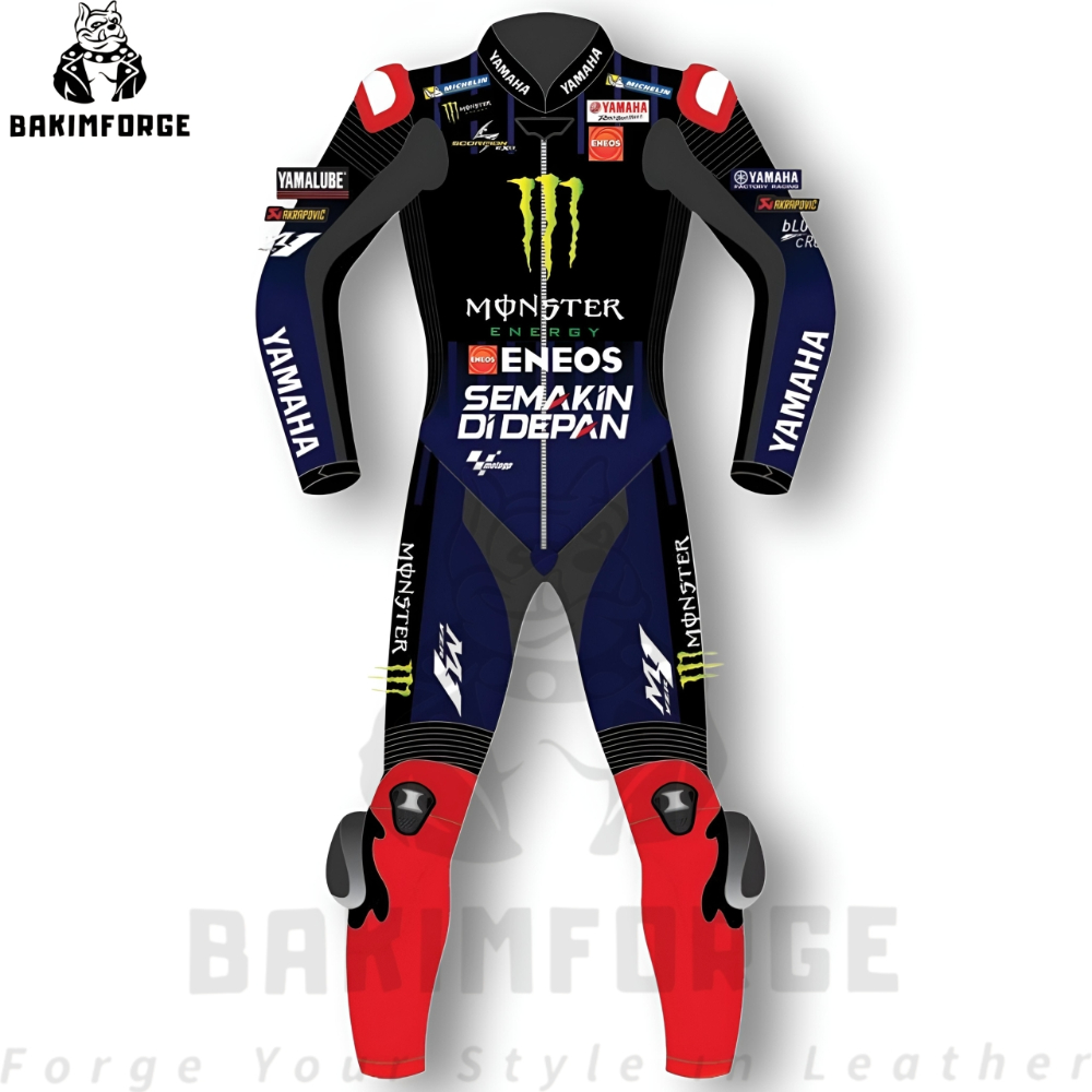 Yamaha Factory Racing MotoGP Replica Leather Suit – Monster Energy Edition