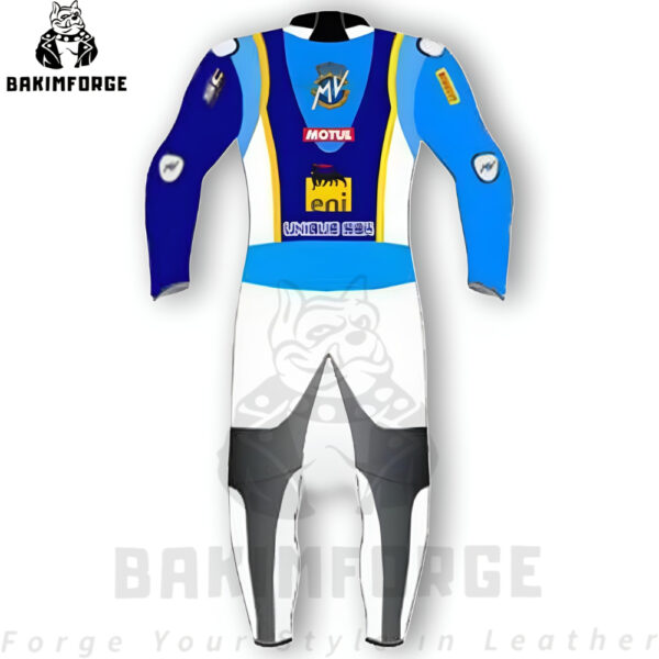 Bakim Forge "Miami Rush" Leather Motorcycle Suit – Neon Street Series - Image 2
