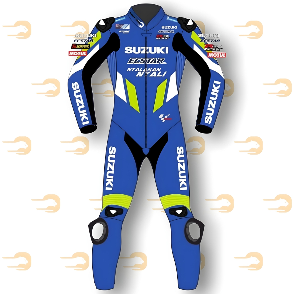 Suzuki Ecstar MotoGP Replica Leather Suit – Team Edition