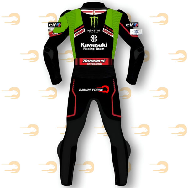 Kawasaki Racing Replica Leather Suit – Ninja ZX-RR Edition - Image 2