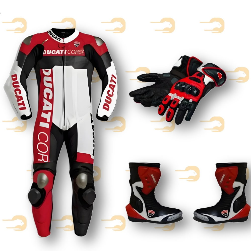 Ducati Corse Racing Replica Leather Suit – Panigale V4 Edition
