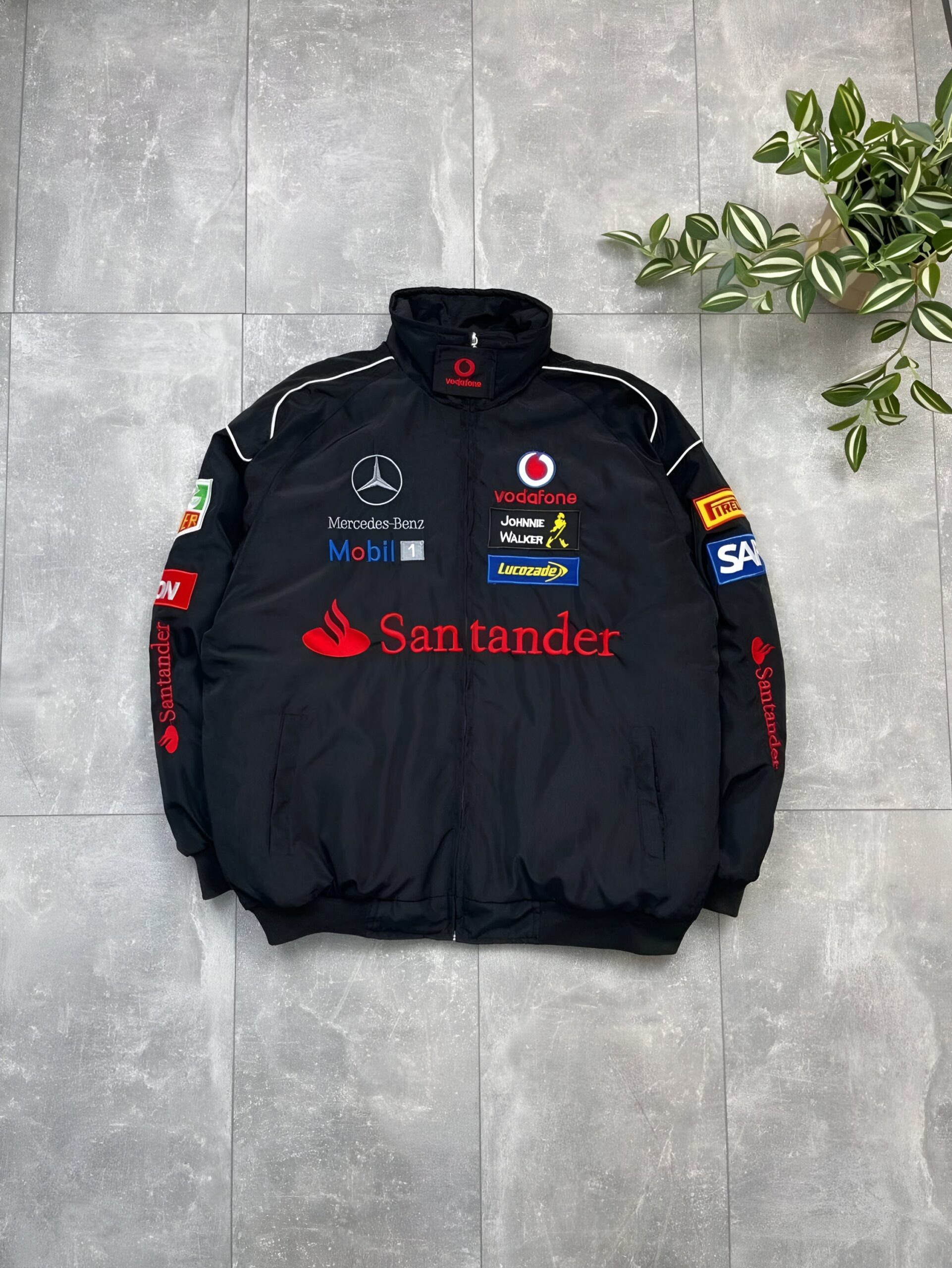Vintage Mercedes-Benz Vodafone Santander Racing Jacket F1